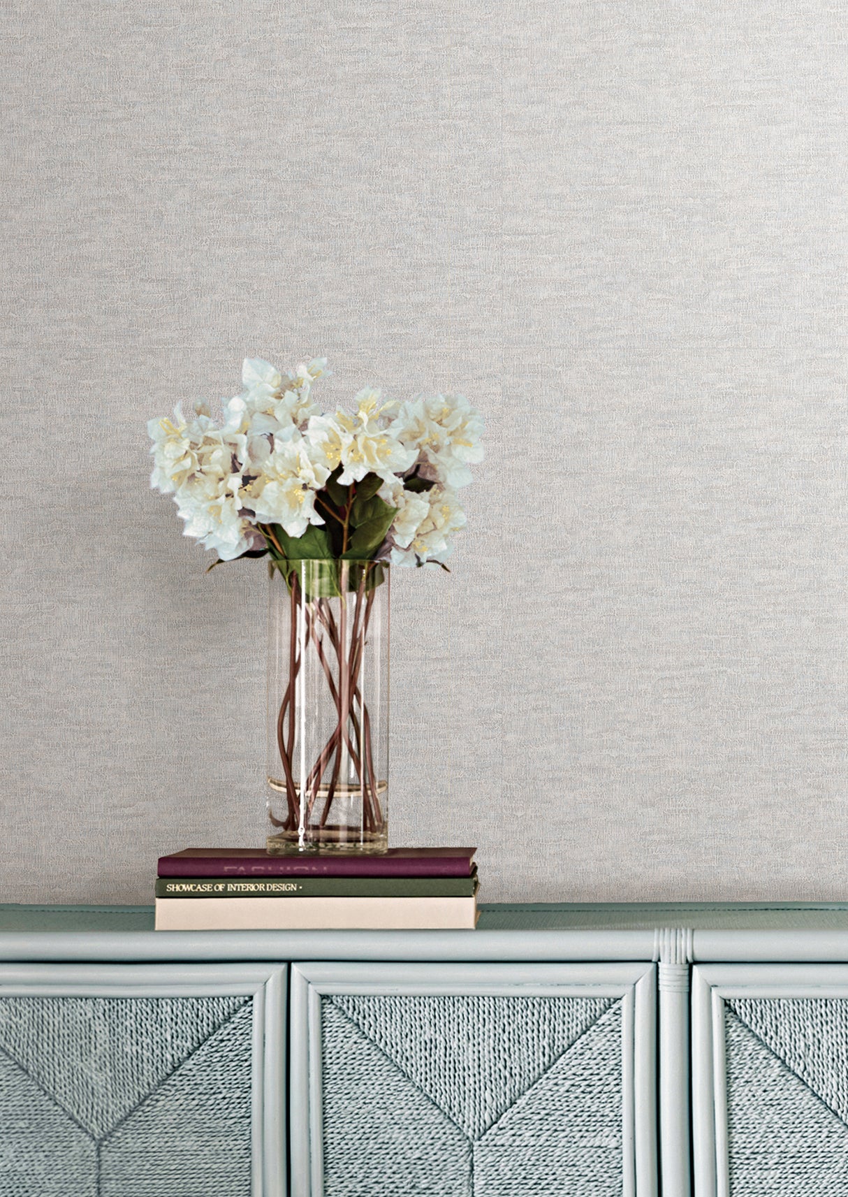 Candice Olson COD0605N Tide Water Light Grey Textured Wallpaper