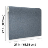 Candice Olson COD0606 Tide Water Dark Blue Textured Wallpaper
