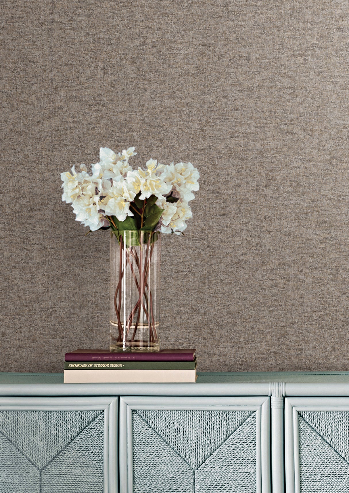 Candice Olson COD0613 Tide Water Brown Textured Wallpaper