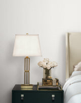 Candice Olson COD0614 Ripple Effect White Petite Ogee Wallpaper