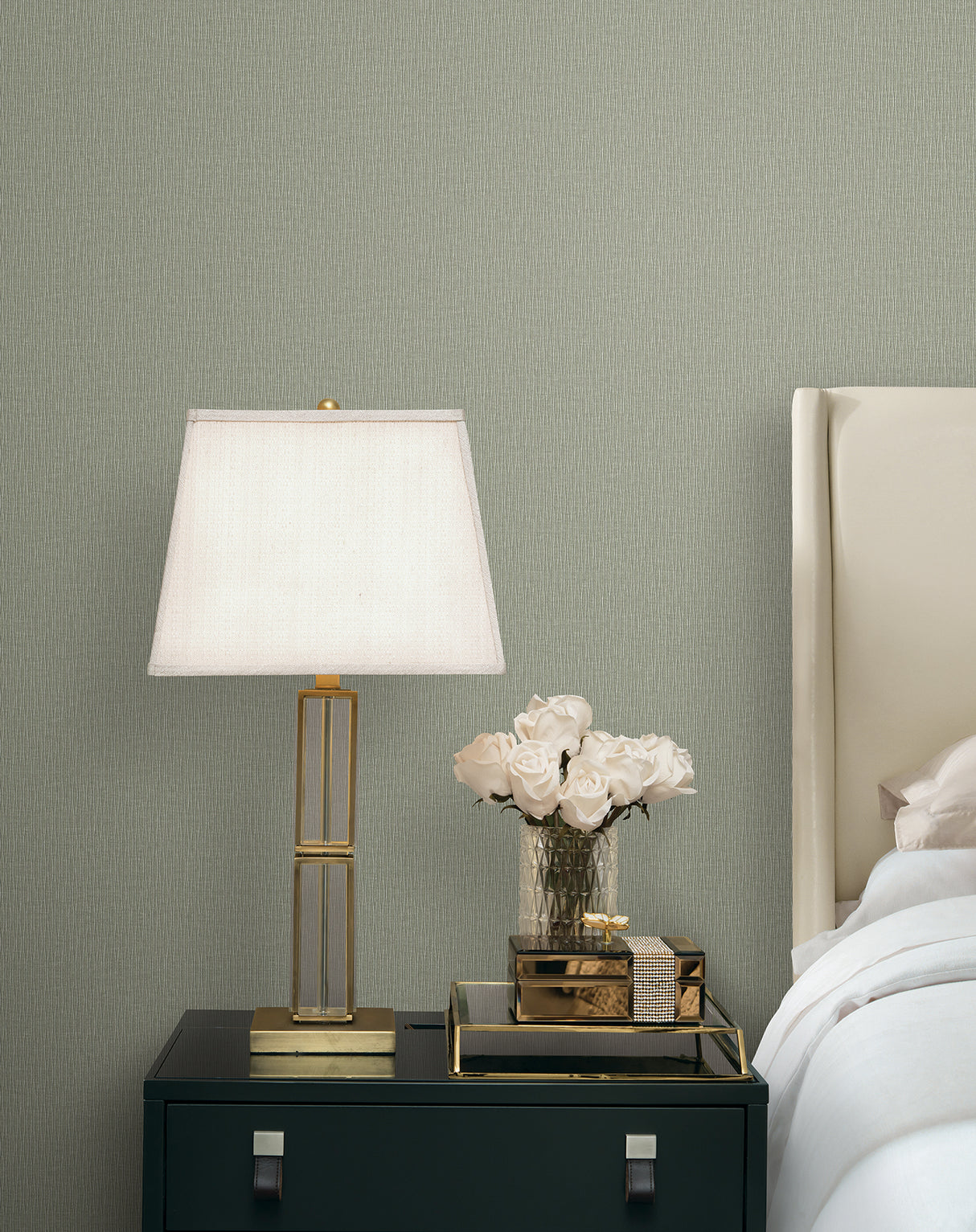 Candice Olson COD0621 Ripple Effect Mint Petite Ogee Wallpaper