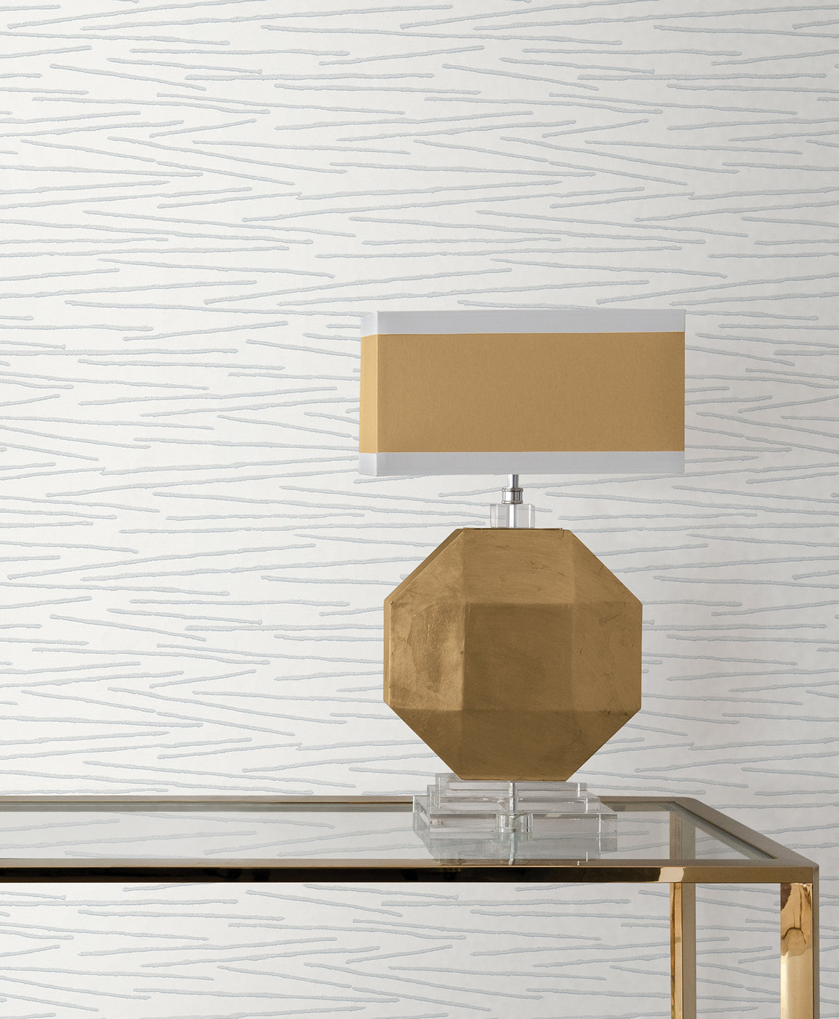 Candice Olson COD0622 Foundations Dove Striated Wallpaper