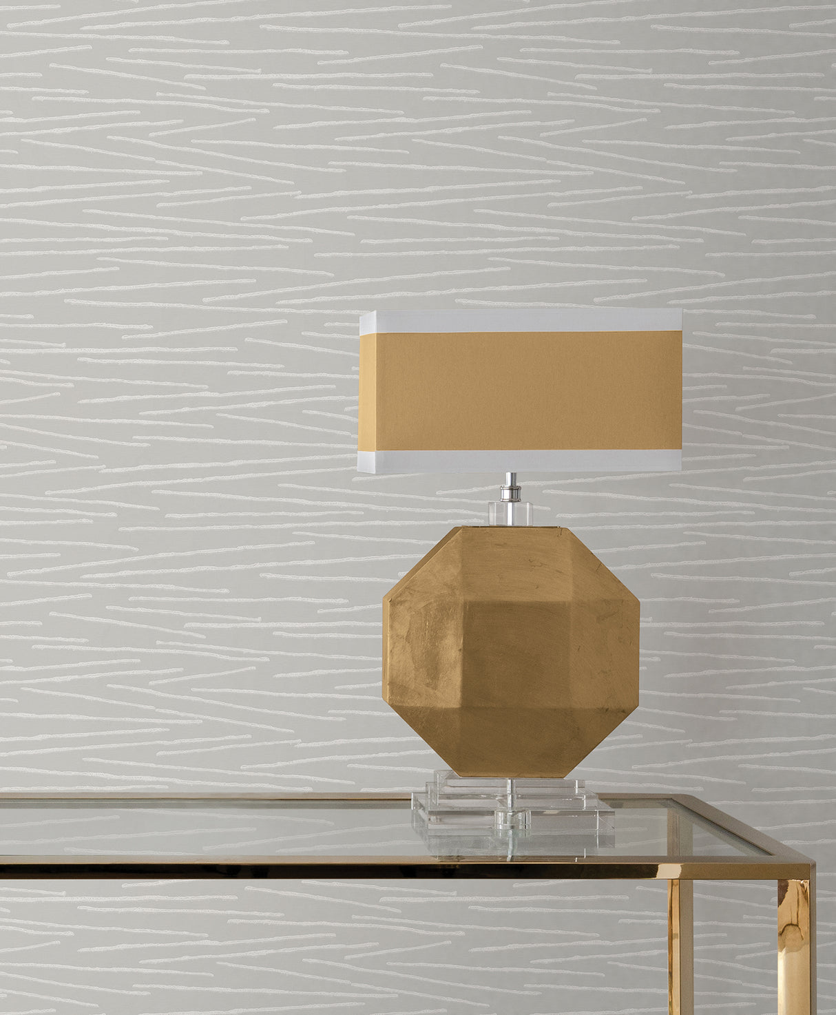 Candice Olson COD0623 Foundations Grey Striated Wallpaper