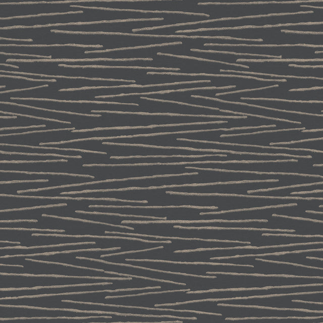 Candice Olson COD0624 Foundations Charcoal Striated Wallpaper