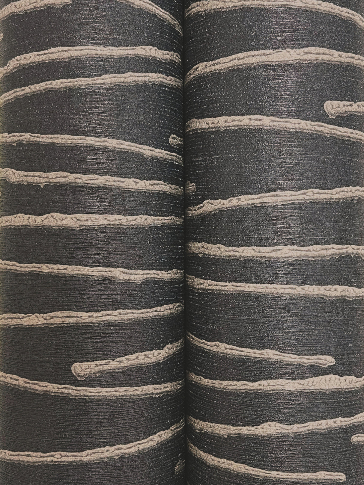Candice Olson COD0624 Foundations Charcoal Striated Wallpaper