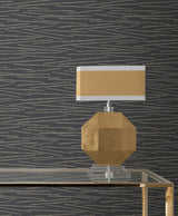 Candice Olson COD0624 Foundations Charcoal Striated Wallpaper