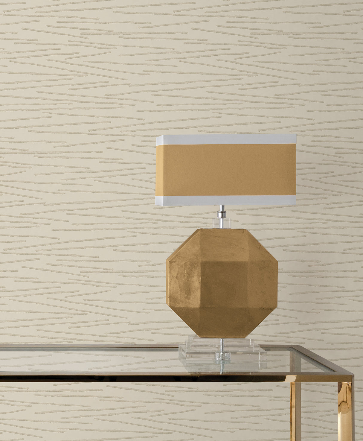 Candice Olson COD0626 Foundations Neutral Striated Wallpaper