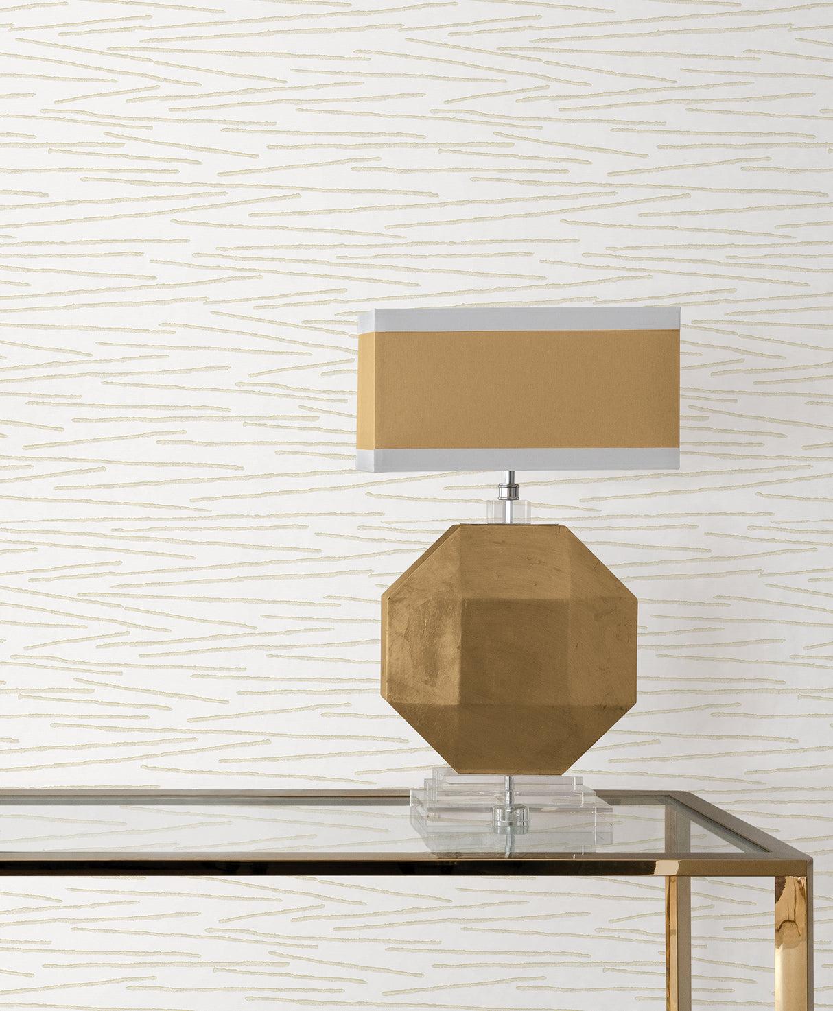 Candice Olson COD0627 Foundations White Striated Wallpaper