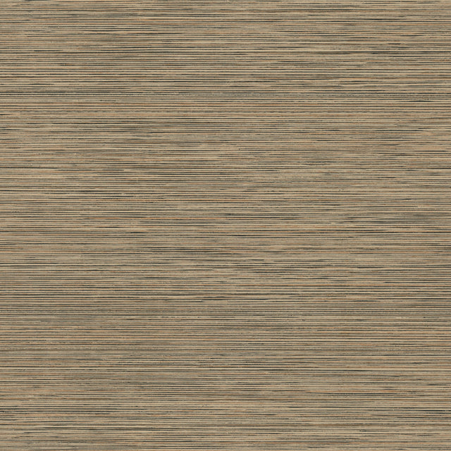 Candice Olson COD0634N Stacked Bamboo Chestnut Stripe Wallpaper