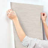 Candice Olson COD0635N Stacked Bamboo Silver Stripe Wallpaper