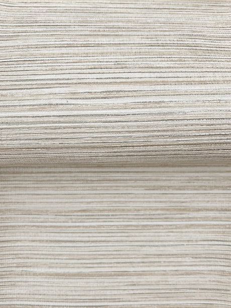Candice Olson COD0635 Stacked Bamboo Silver Stripe Wallpaper