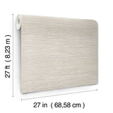 Candice Olson COD0635 Stacked Bamboo Silver Stripe Wallpaper