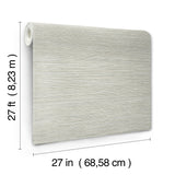 Candice Olson COD0636N Stacked Bamboo Off-White Stripe Wallpaper