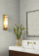 Candice Olson COD0636N Stacked Bamboo Off-White Stripe Wallpaper