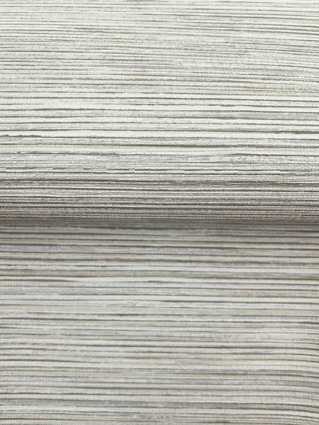 Candice Olson COD0636 Stacked Bamboo Off-White Stripe Wallpaper