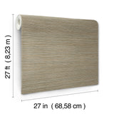 Candice Olson COD0638 Stacked Bamboo Light Brown Stripe Wallpaper