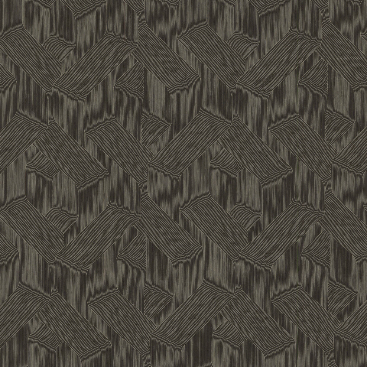 Candice Olson COD0639 Infinity Chocolate Ogee Wallpaper