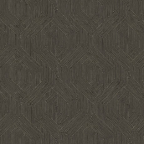 Candice Olson COD0639 Infinity Chocolate Ogee Wallpaper