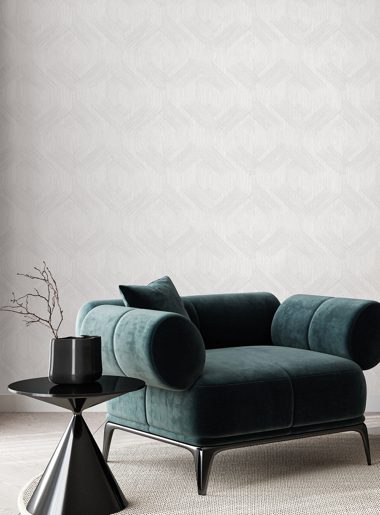 Candice Olson COD0640 Infinity Dove Ogee Wallpaper