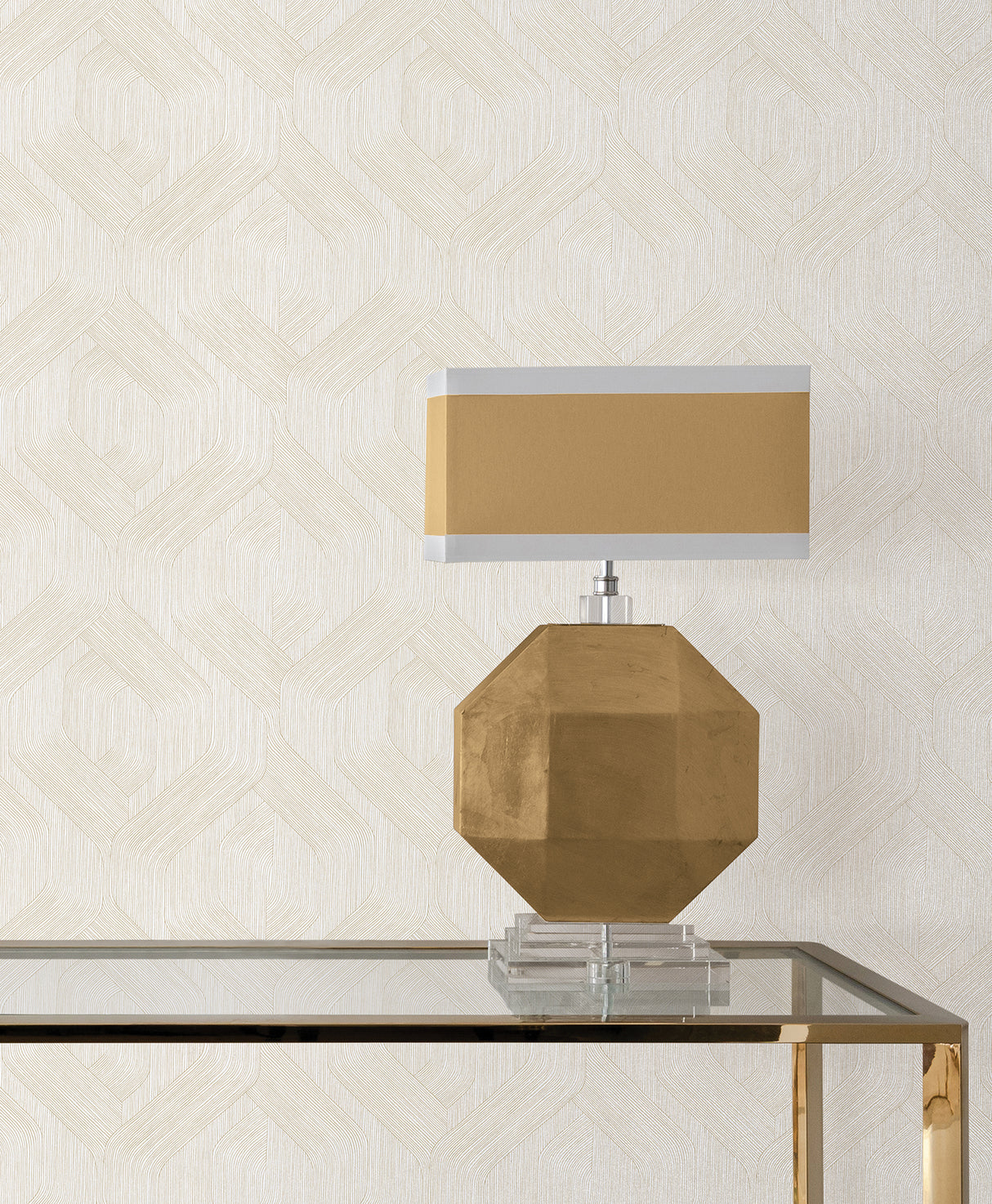 Candice Olson COD0642 Infinity Cream Ogee Wallpaper
