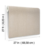 Candice Olson COD0643 Loominosity Taupe Faux Linen Wallpaper