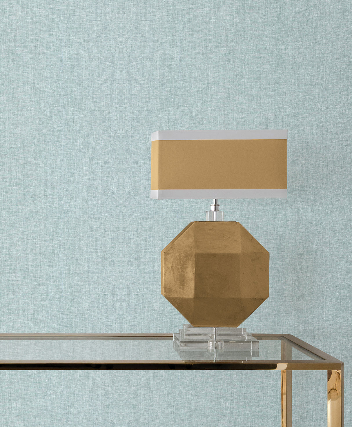 Candice Olson COD0644N Loominosity Light Blue Faux Linen Wallpaper