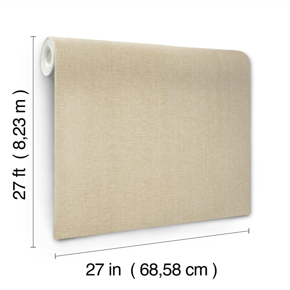 Candice Olson COD0645 Loominosity Khaki Faux Linen Wallpaper