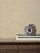 Candice Olson COD0645 Loominosity Khaki Faux Linen Wallpaper