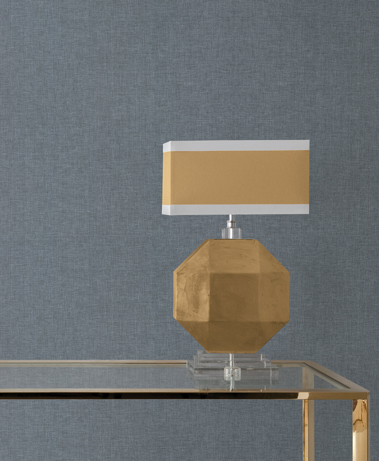 Candice Olson COD0646N Loominosity Slate Faux Linen Wallpaper