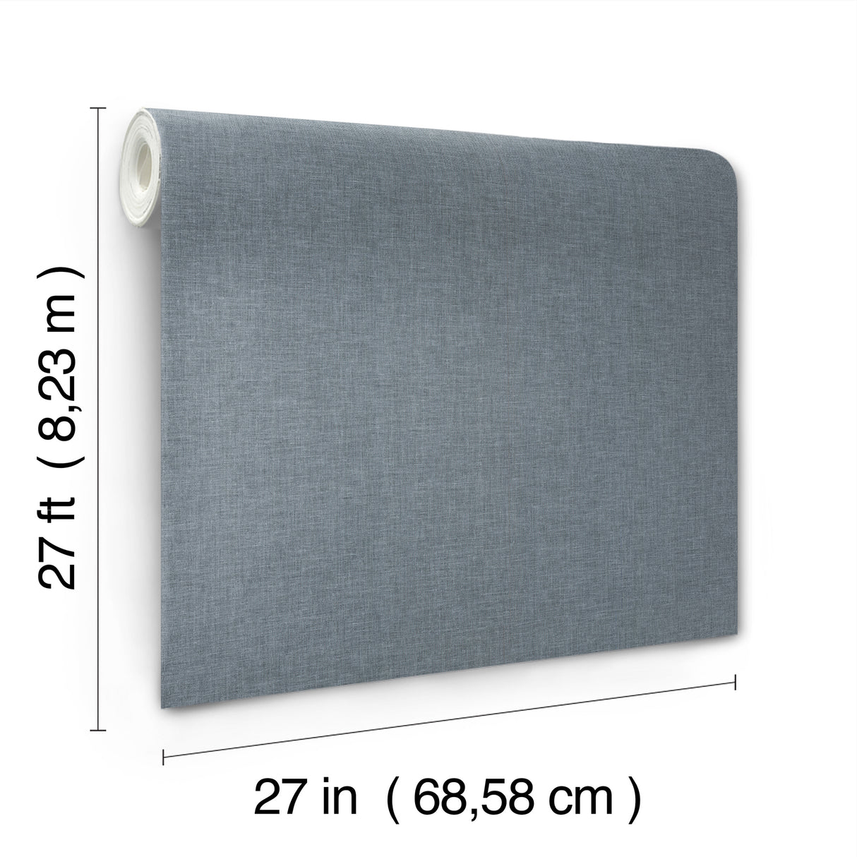 Candice Olson COD0646 Loominosity Slate Faux Linen Wallpaper