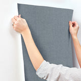 Candice Olson COD0646 Loominosity Slate Faux Linen Wallpaper