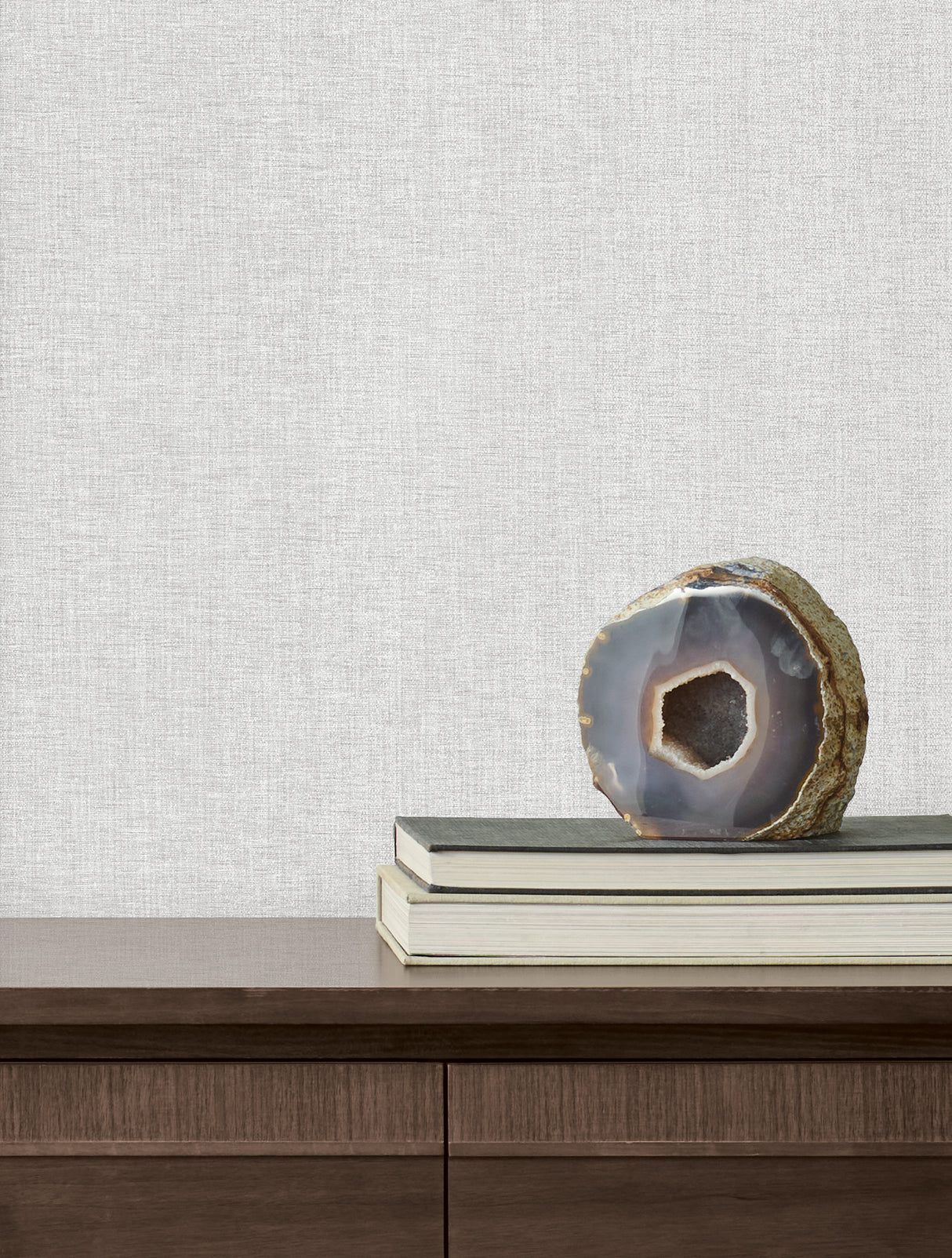 Candice Olson COD0649 Loominosity Sterling Faux Linen Wallpaper