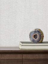 Candice Olson COD0649 Loominosity Sterling Faux Linen Wallpaper