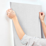 Candice Olson COD0649 Loominosity Sterling Faux Linen Wallpaper