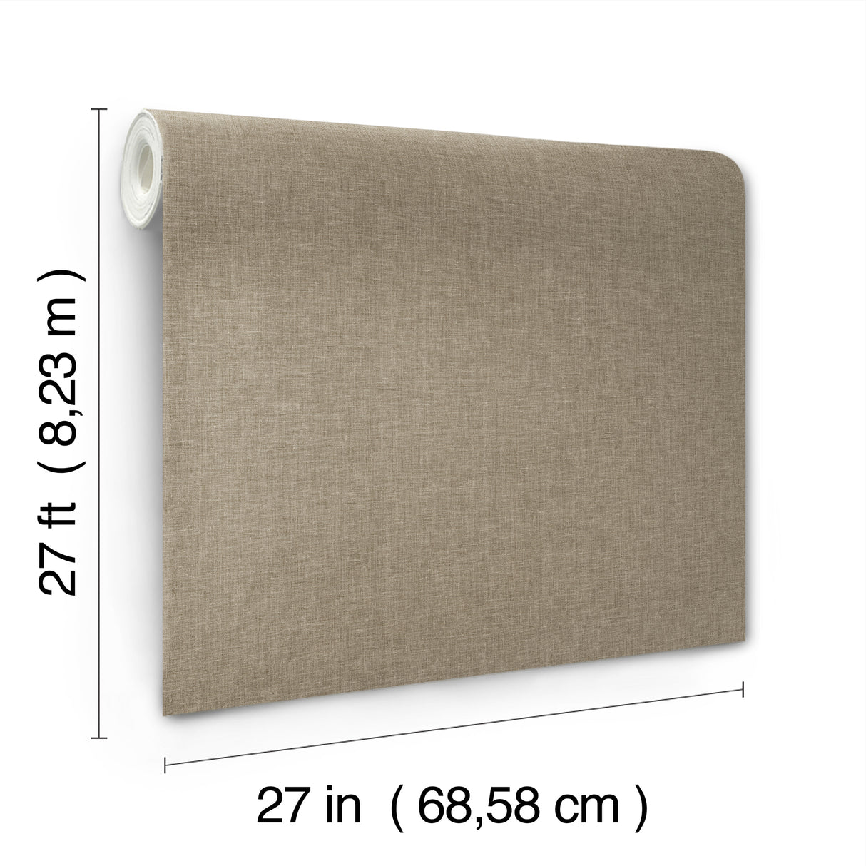 Candice Olson COD0650N Loominosity Neutral Faux Linen Wallpaper