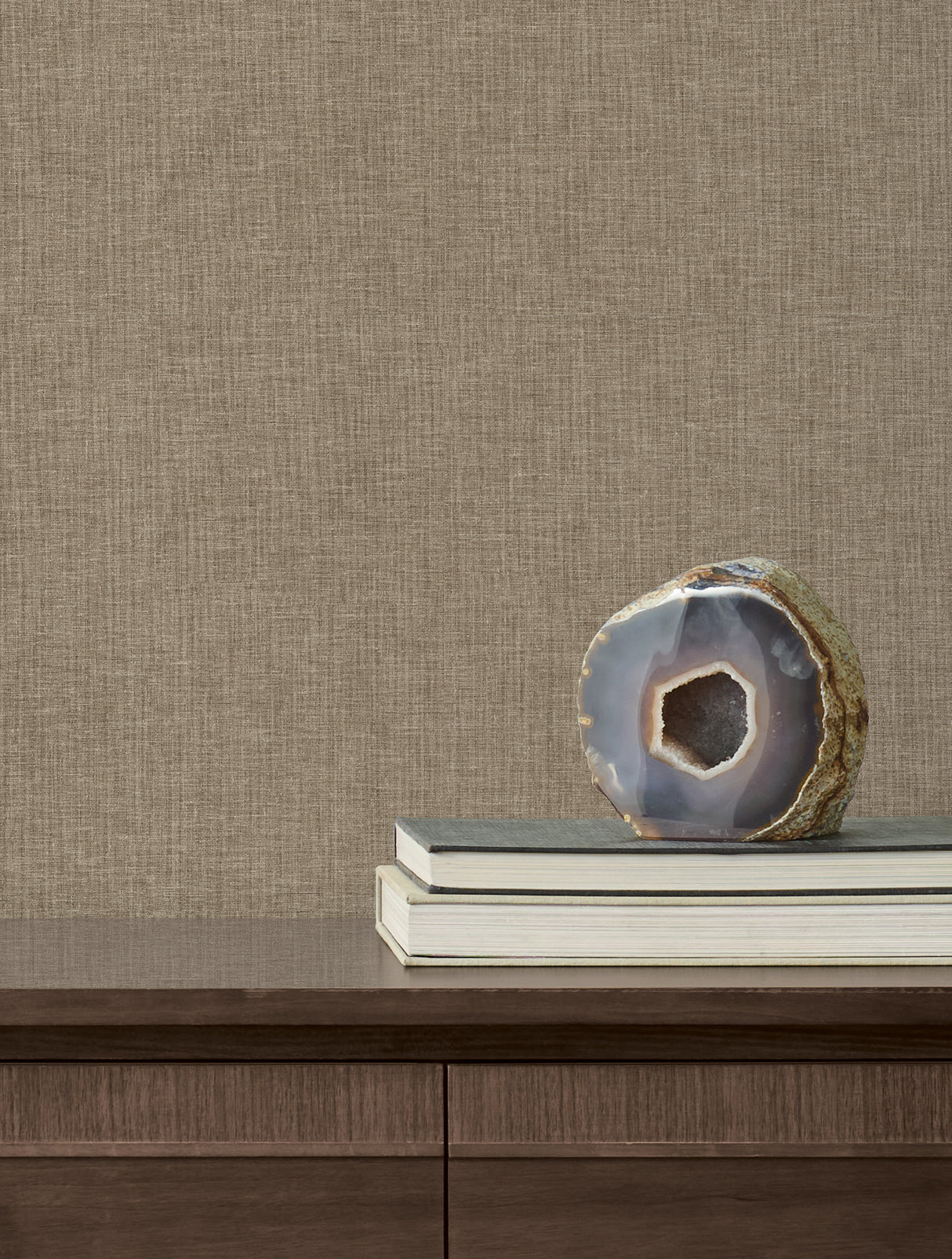 Candice Olson COD0650N Loominosity Neutral Faux Linen Wallpaper