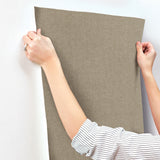 Candice Olson COD0650N Loominosity Neutral Faux Linen Wallpaper