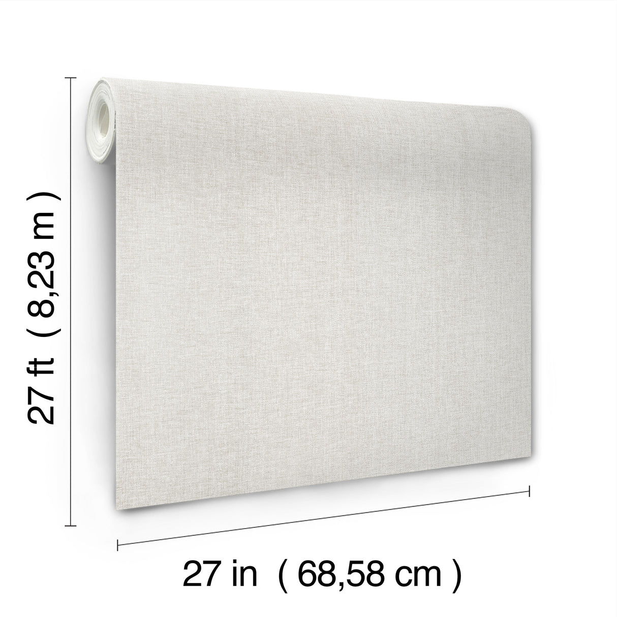Candice Olson COD0651N Loominosity Silver Faux Linen Wallpaper