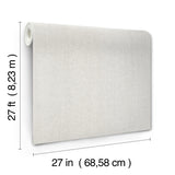 Candice Olson COD0651N Loominosity Silver Faux Linen Wallpaper