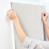 Candice Olson COD0651N Loominosity Silver Faux Linen Wallpaper