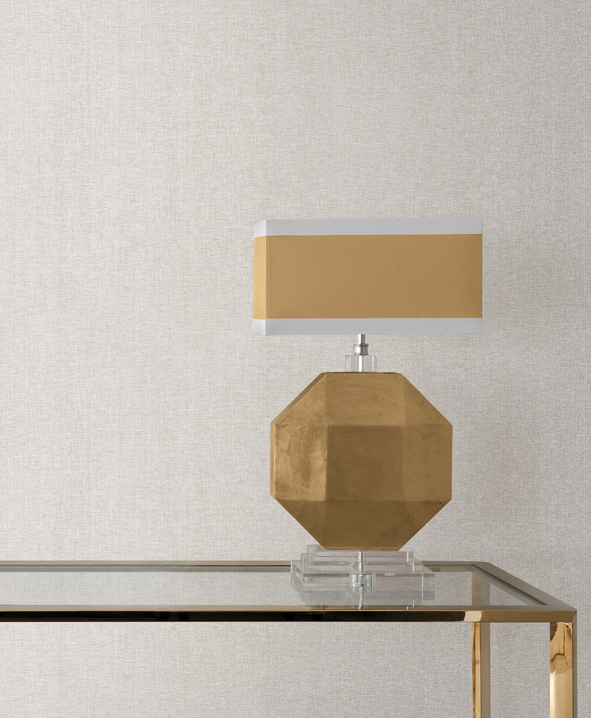 Candice Olson COD0651 Loominosity Silver Faux Linen Wallpaper