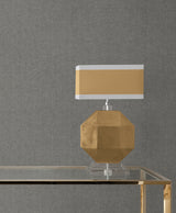 Candice Olson COD0652 Loominosity Pewter Faux Linen Wallpaper