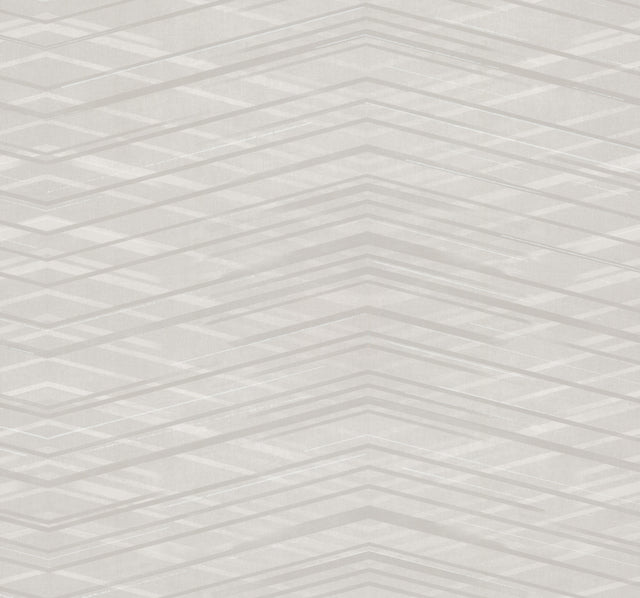 Candice Olson COD0658 Focal Point Light Grey Chevron Wallpaper