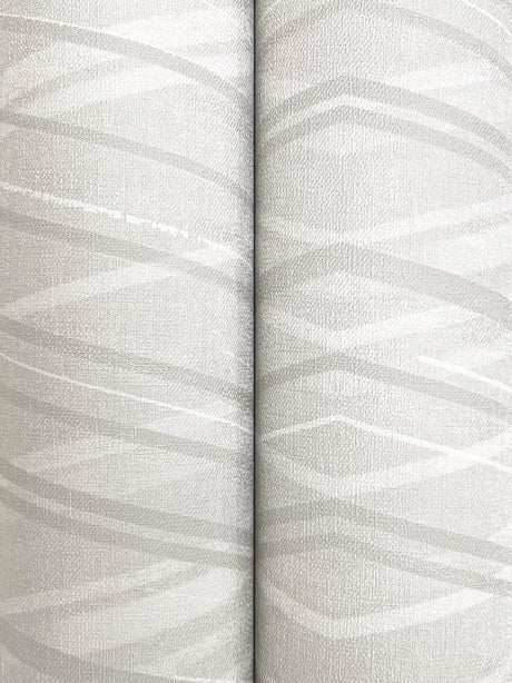 Candice Olson COD0658 Focal Point Light Grey Chevron Wallpaper