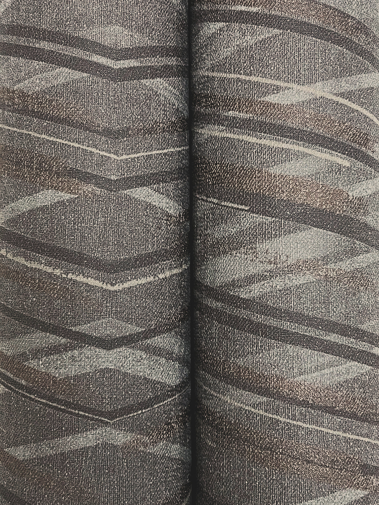 Candice Olson COD0659 Focal Point Chocolate Chevron Wallpaper
