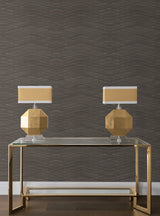 Candice Olson COD0659 Focal Point Chocolate Chevron Wallpaper