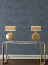 Candice Olson COD0660 Focal Point Blue Chevron Wallpaper