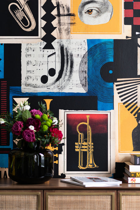 MindtheGap COMPOSER MACHINE Blue - Wallpaper Collection 2025 - Jazz Live