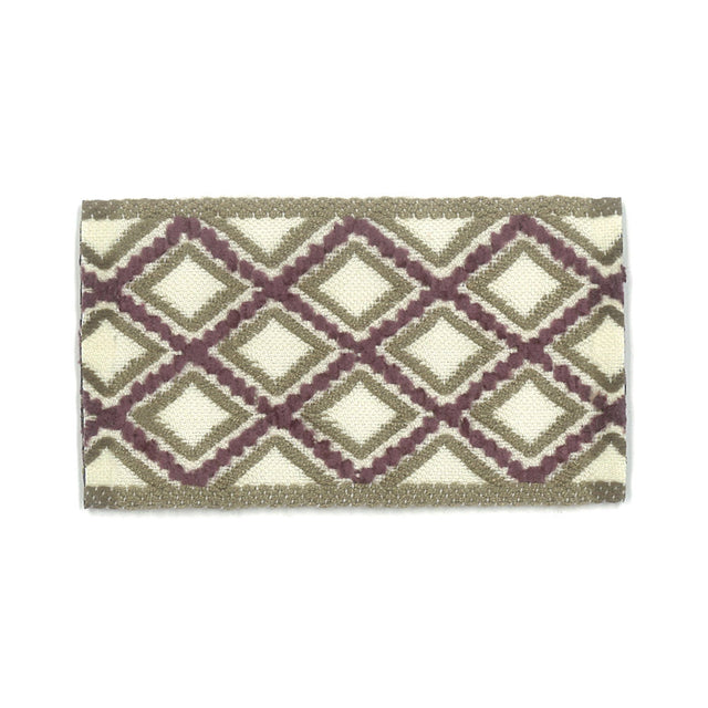 STOUT COOK-7 COOKE 7 AUBERGINE Fabric - Eades Wallpaper & Fabric