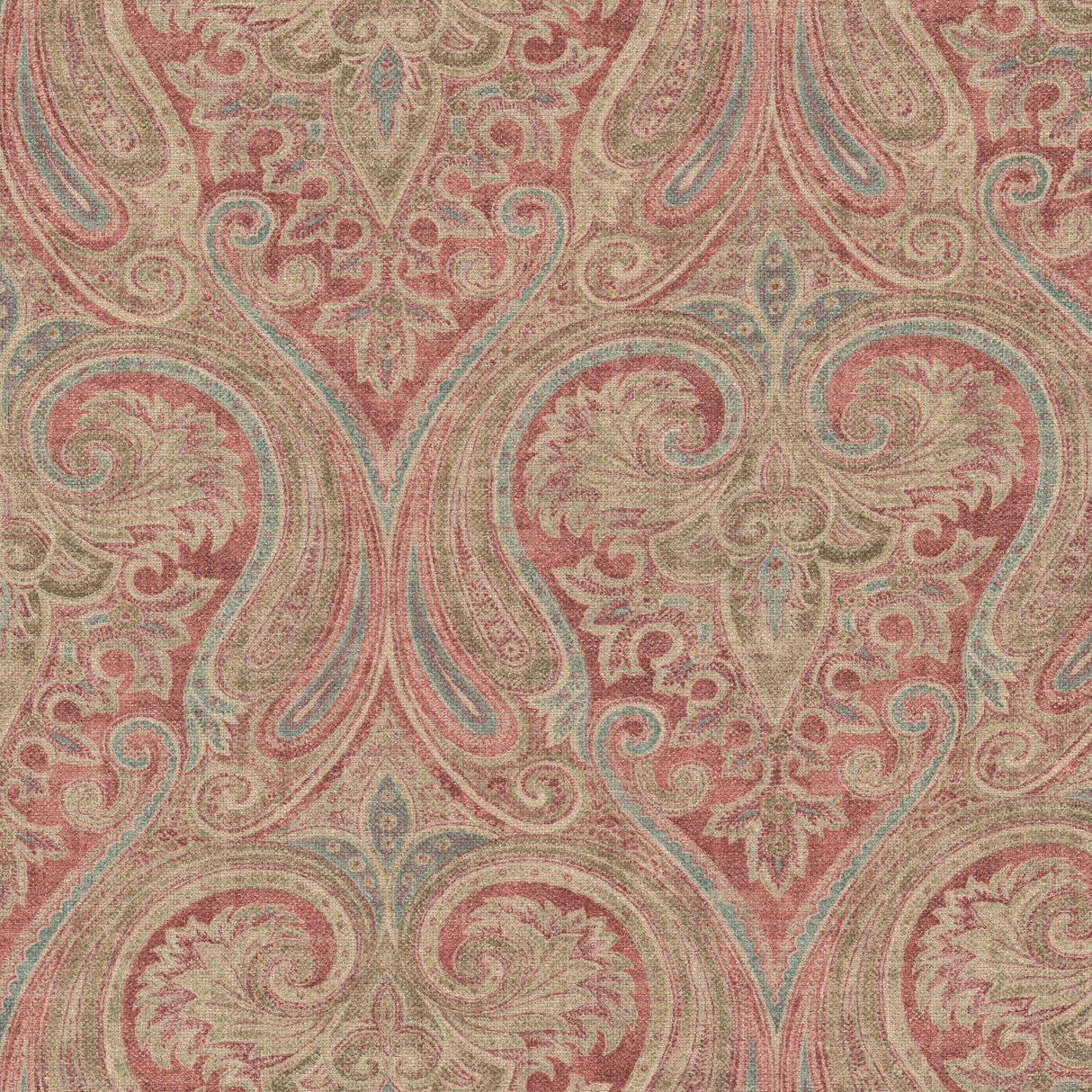 STOUT COOP-1 COOPER 1 BERRY Fabric - Eades Wallpaper & Fabric